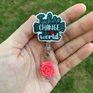 Teachers Change the World Badge Holder
